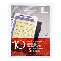 Mead Sheet Protectors - 8.5 x 11inch - 10 pack