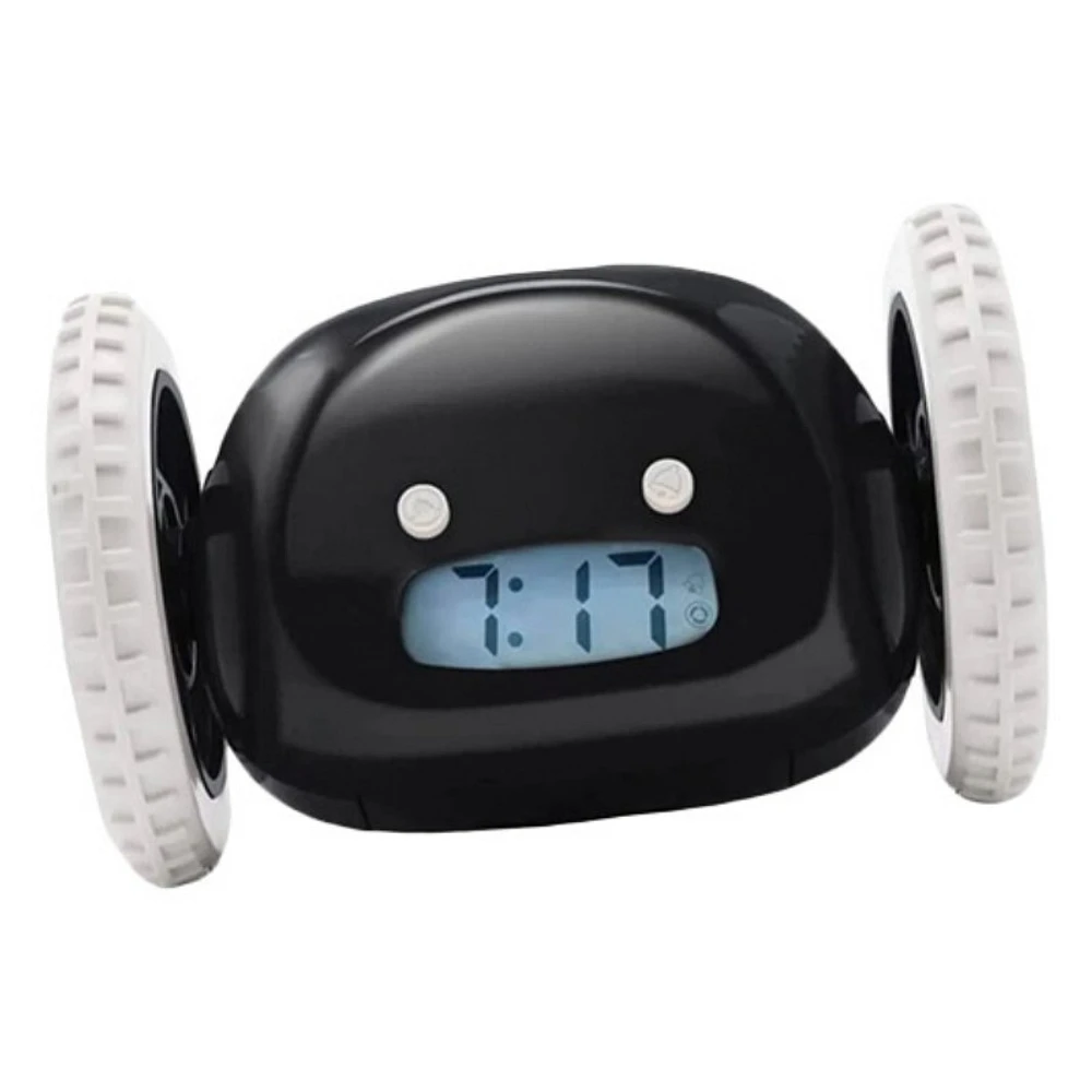 Emrge Run-a-way Alarm Clock - Black