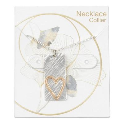 Collection by London Drugs Necklace - Heart - Silvergold