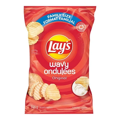 Lay's Wavy Potato Chips - Original - 235g
