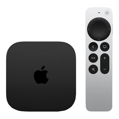 Apple TV 4K (Wi-Fi + Ethernet) - Black - 128GB - MN893VC/A