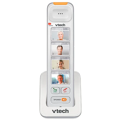 VTech CareLine Amplified Photo Dial Accessory Handset for SN5127 or SN5147 Series Phones - White - SN5307