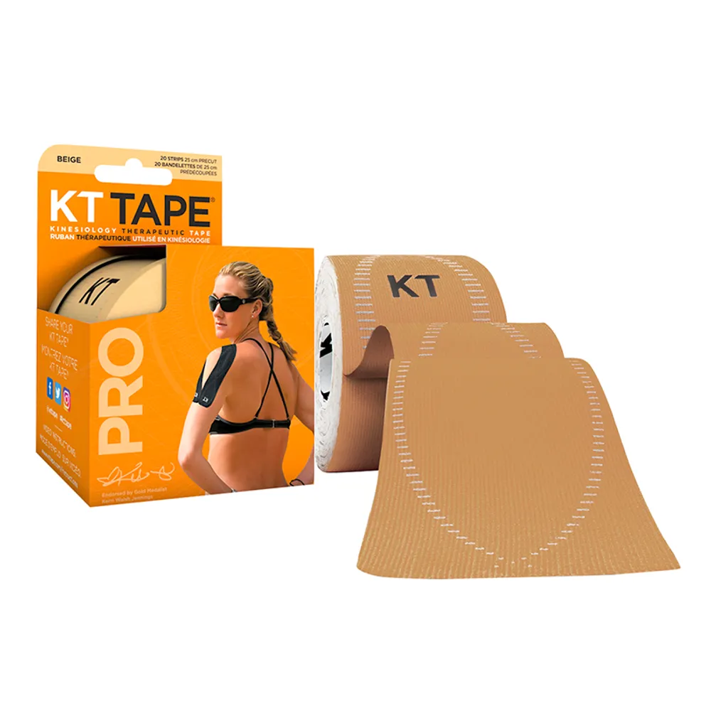 KT Tape Elastic Sports Tape Pro - Beige - 20s