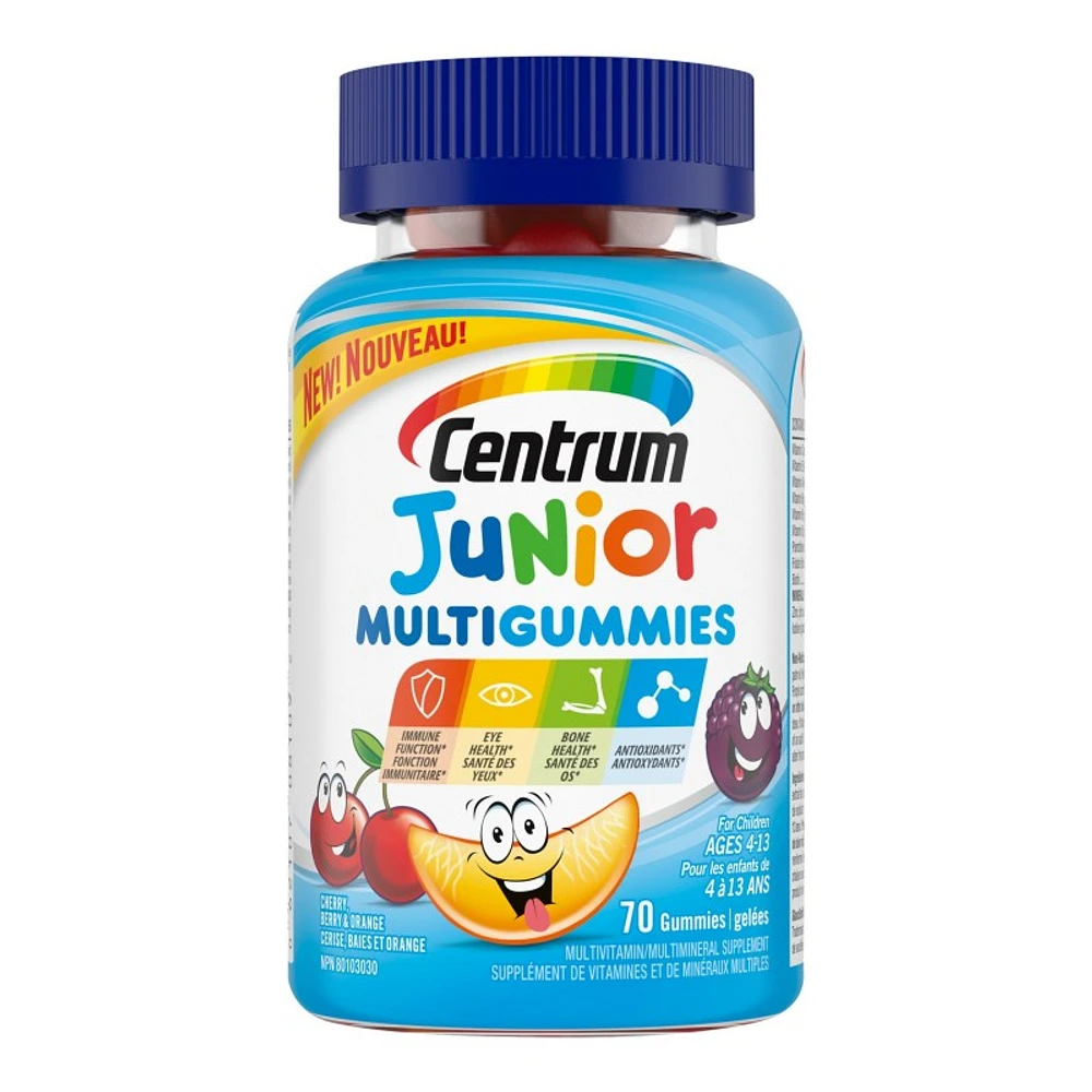 Centrum MultiGummies Junior Multivitamin/Mineral Supplement - 70s 