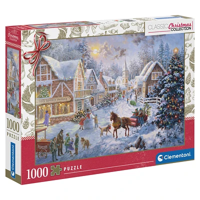 Clementoni Classic Christmas Collection Puzzle - Getting Ready for Christmas - 1000 pieces