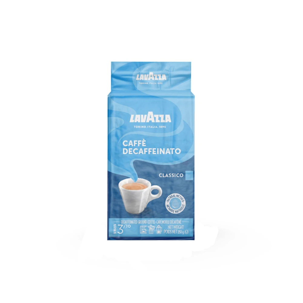 Lavazza Caffe Decaffeinato - Ground Coffee - 250g