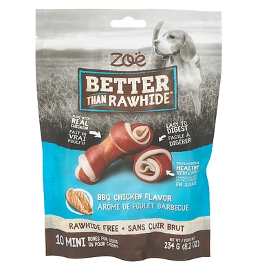 ZOE Better than Rawhide - BBQ Chicken - 10 pack - 234g