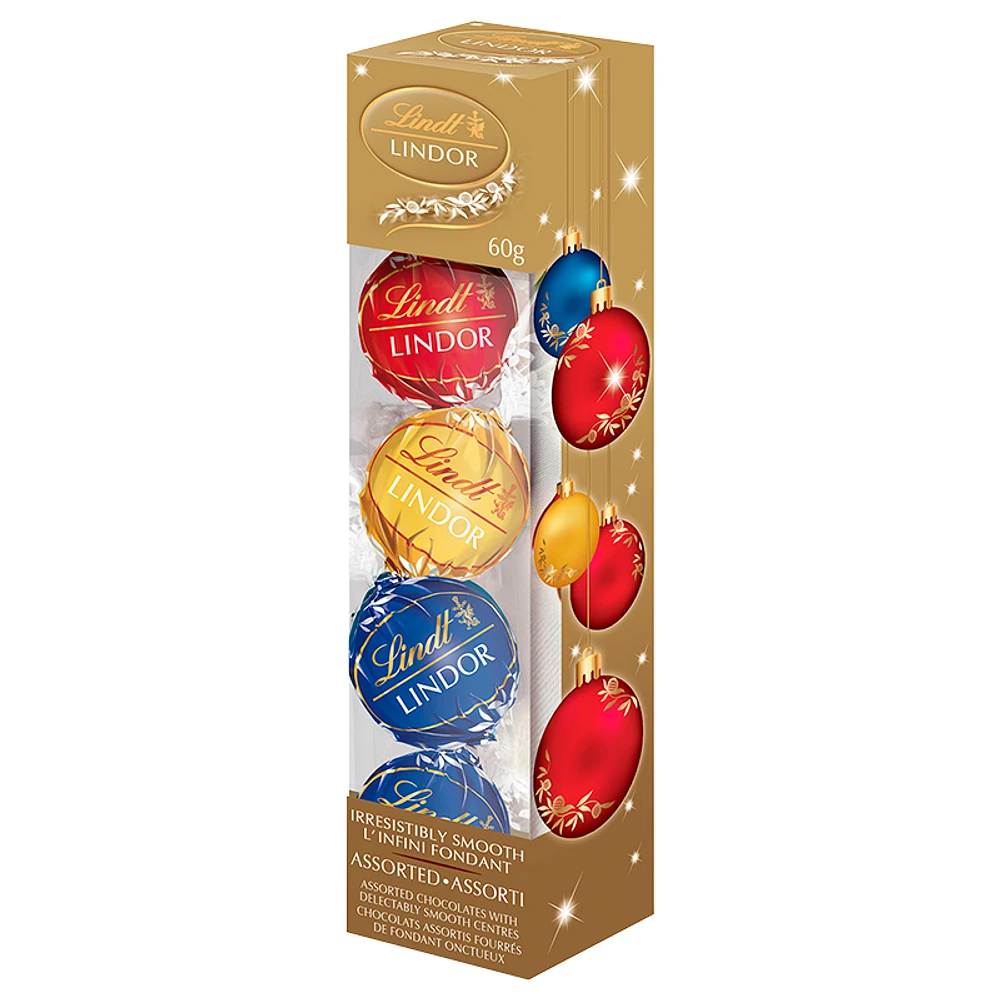 Lindt Lindor Ornament Chocolate - Assorted - 60g