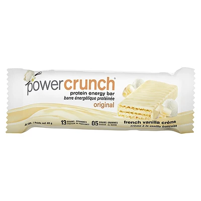 Power Crunch Protein Energy Bar - French Vanilla Creme - 40g