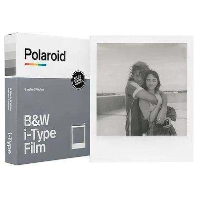 Polaroid B&W i-Type Instant Film - 8 Exposures - PRD006001