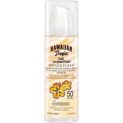 Hawaiian Tropic Silk Hydration Weightless Sunscreen Lotion - SPF50 - 150ml