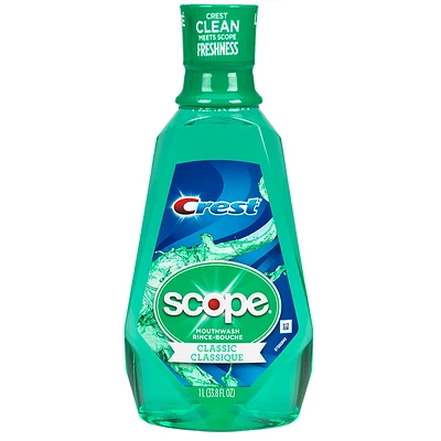 Crest Scope Mouthwash - Classic - 1litre