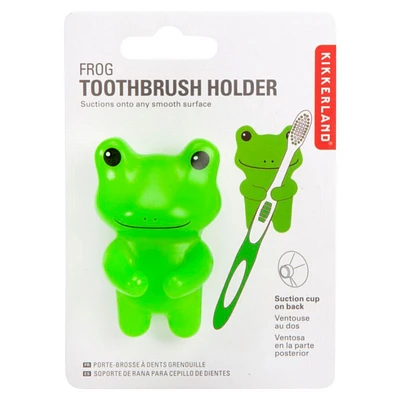 Kikkerland Frog Toothbrush Holder