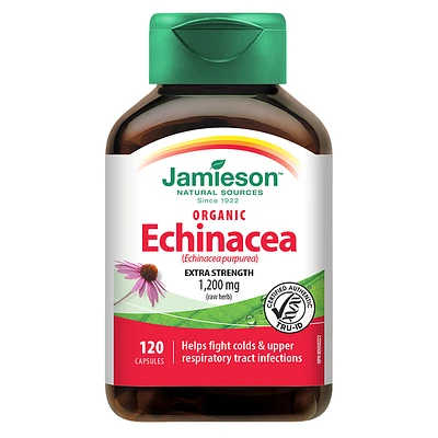Jamieson High Potency Organic Echinacea (echinacea purpurea) 1,200 mg - 120's