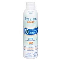 Live Clean Sport Mineral Sunscreen Spray SPF 30 - 117g