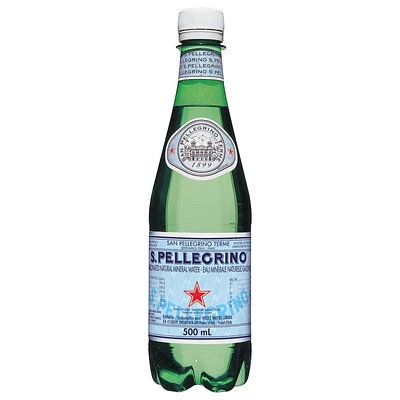 San Pellegrino Sparkling Carbonated Natural Mineral Water - 500ml