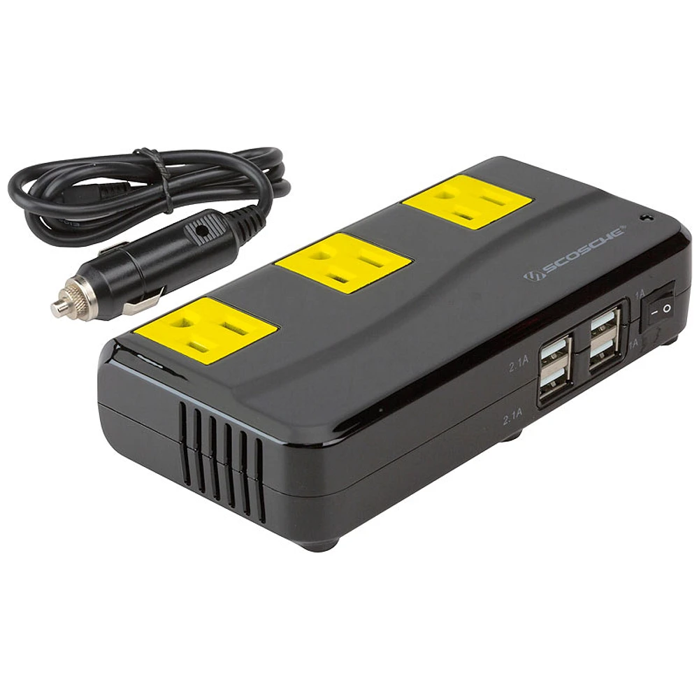 Scosche inVert DC to AC 200 Watt Power Inverter - SC-PI200PS-1