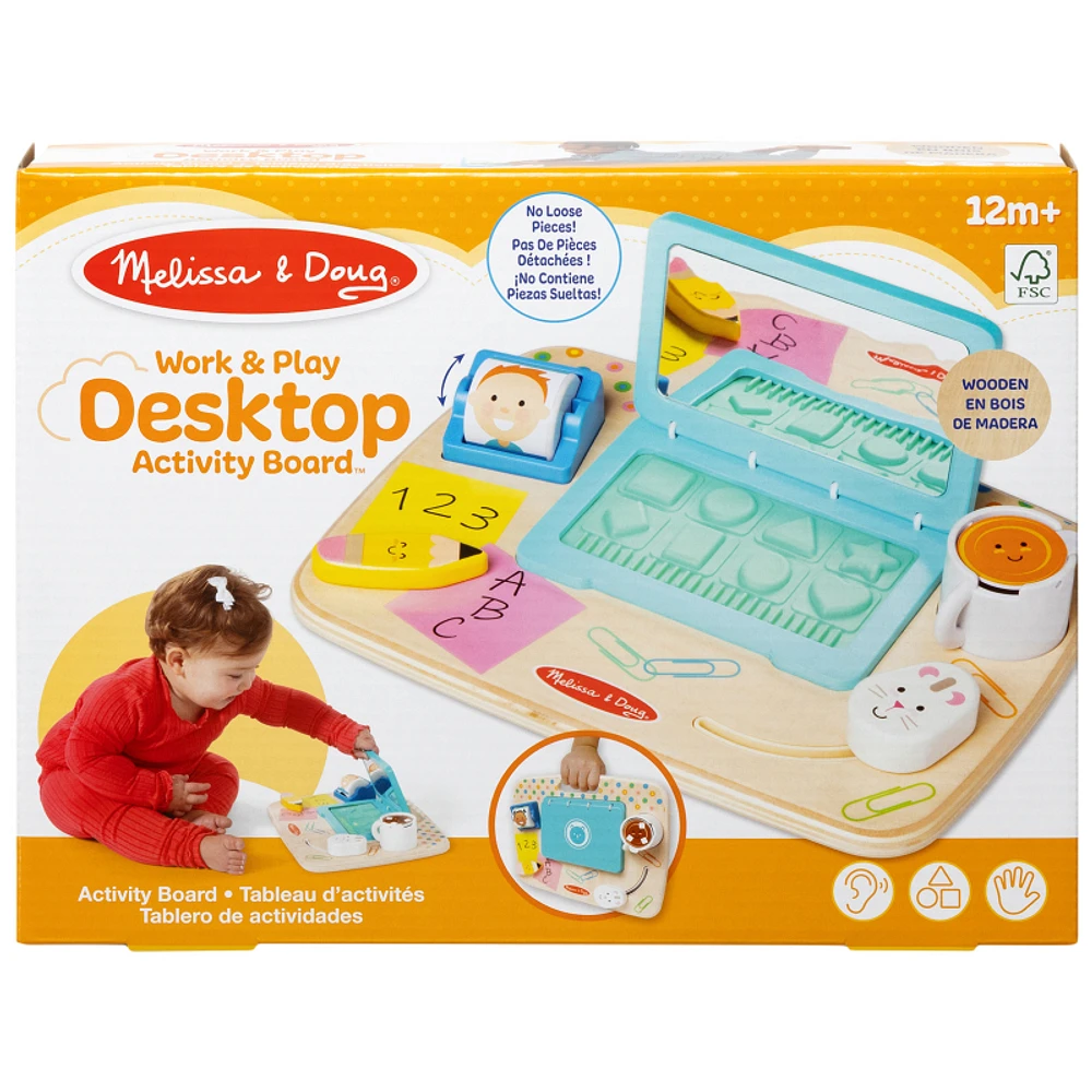 Melissa & Doug Work & Play Desktop Activity Board