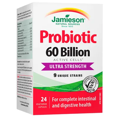 Jamieson Ultra Strength Probiotic - 60 Billion - 24s