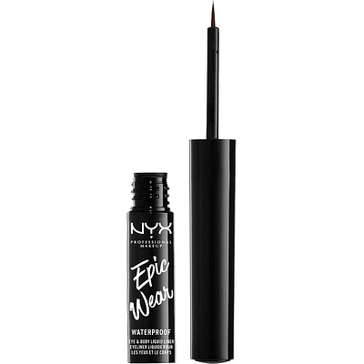 NYX Professional Makeup Epic Wear Waterproof Eye & Body Liquid Liner