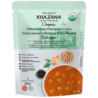 Khazana Organic Ready to Eat Curry - Tikka Masala - 285g