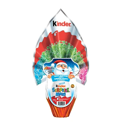 Kinder Surprise Maxi Santa - Milk Chocolate - 150g