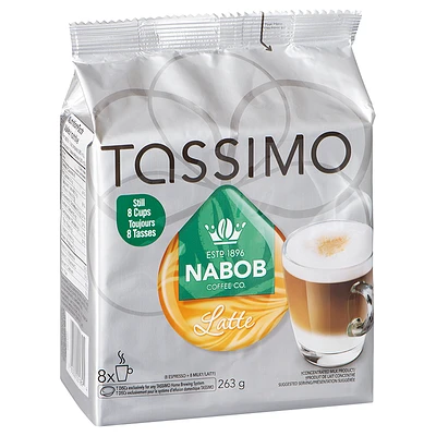 Tassimo Nabob Latte - 8s