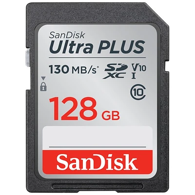 SanDisk Ultra Plus 128GB SDXC UHS-I Card A1 - SDSDUWC-128G-CN6IN