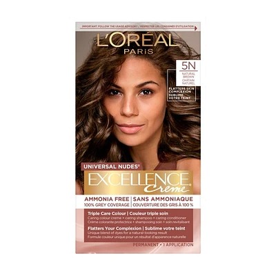 L'Oreal Paris Excellence Creme Universal Nudes Permanent Hair Color - Natural Brown (5N)