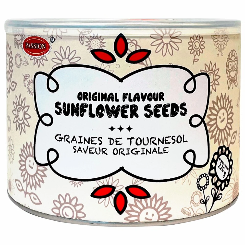 Passion Sunflower Seeds Tin - Original - 220g