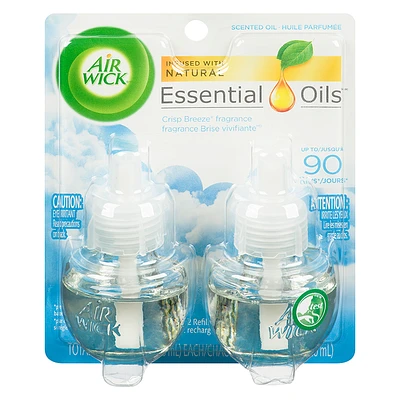 Air Wick Scented Oil Refill - Crisp Breeze - 2 x 21ml