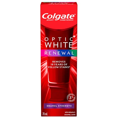 Colgate Optic White Renewal Toothpaste - Enamel Strength - 70ml
