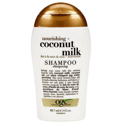 OGX Nourishing + Coconut Milk Travel Shampoo - 88.7ml