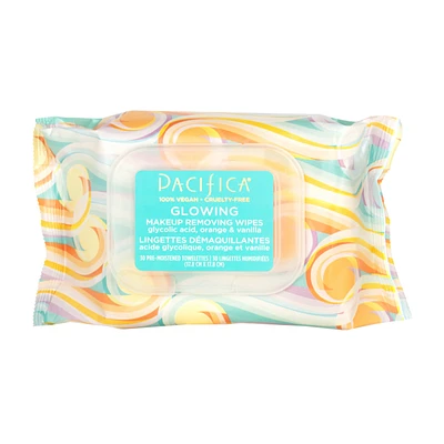 Pacifica Glowing Makeup Removing Wipes - 30s