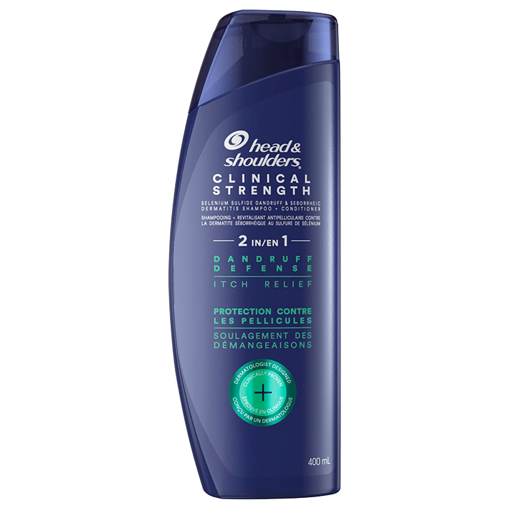 Head & Shoulders Clinical Strength Itch Relief 2 in 1 Shampoo + Conditioner - 400ml