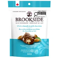 Brookside Milk Chocolate - Whole Almonds - 210g