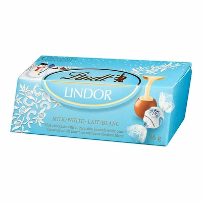 Lindt Lindor 3 Pack Milk Chocolate - White/Milk - 36g