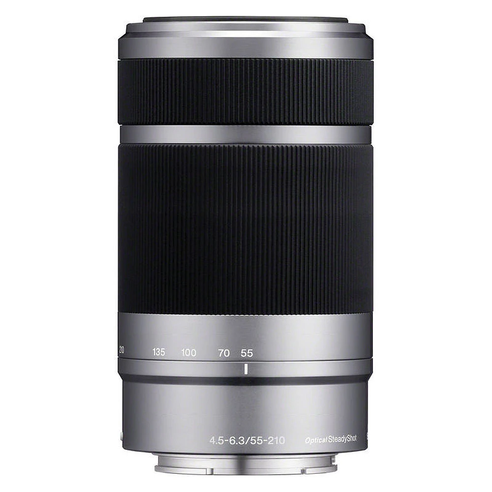 Sony NEX Lens 55-210mm f/4.5 - 6.3 - Silver