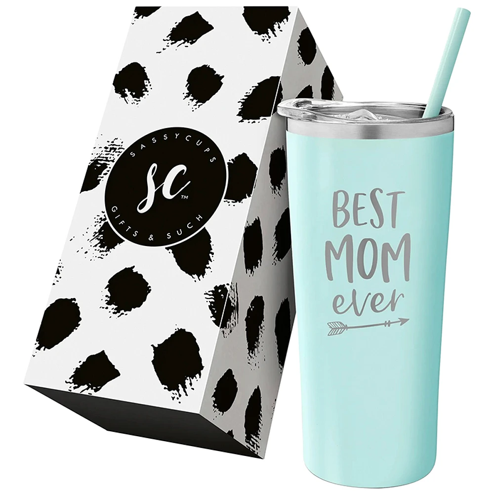 Sassycups Best Mom Tumbler - 22oz - Mint