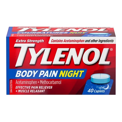 Tylenol* Body Pain Night Extra Strength Caplets - 40's� �