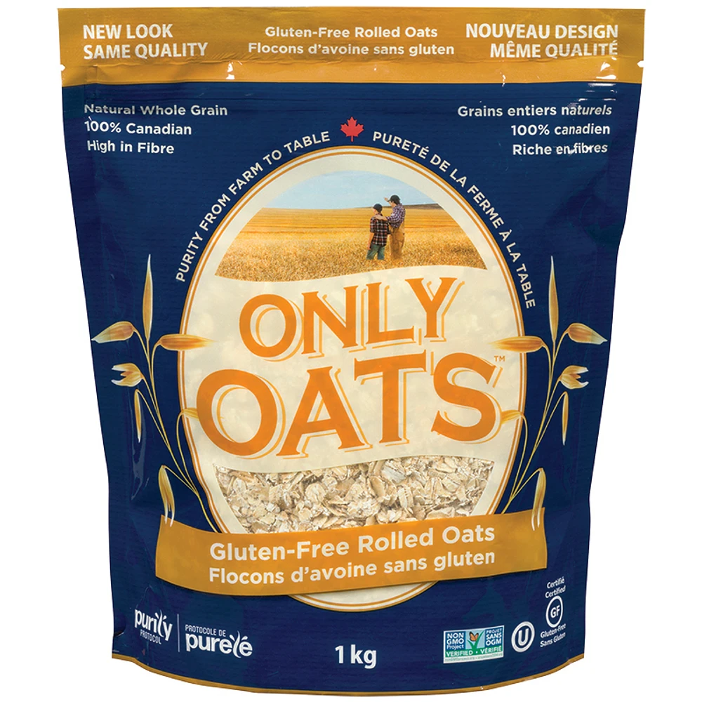 Only Oats Whole Grain rolled Oats - 1kg