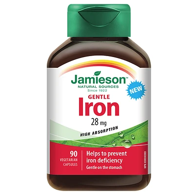 Jamieson Gentle Iron 28 mg - 90s