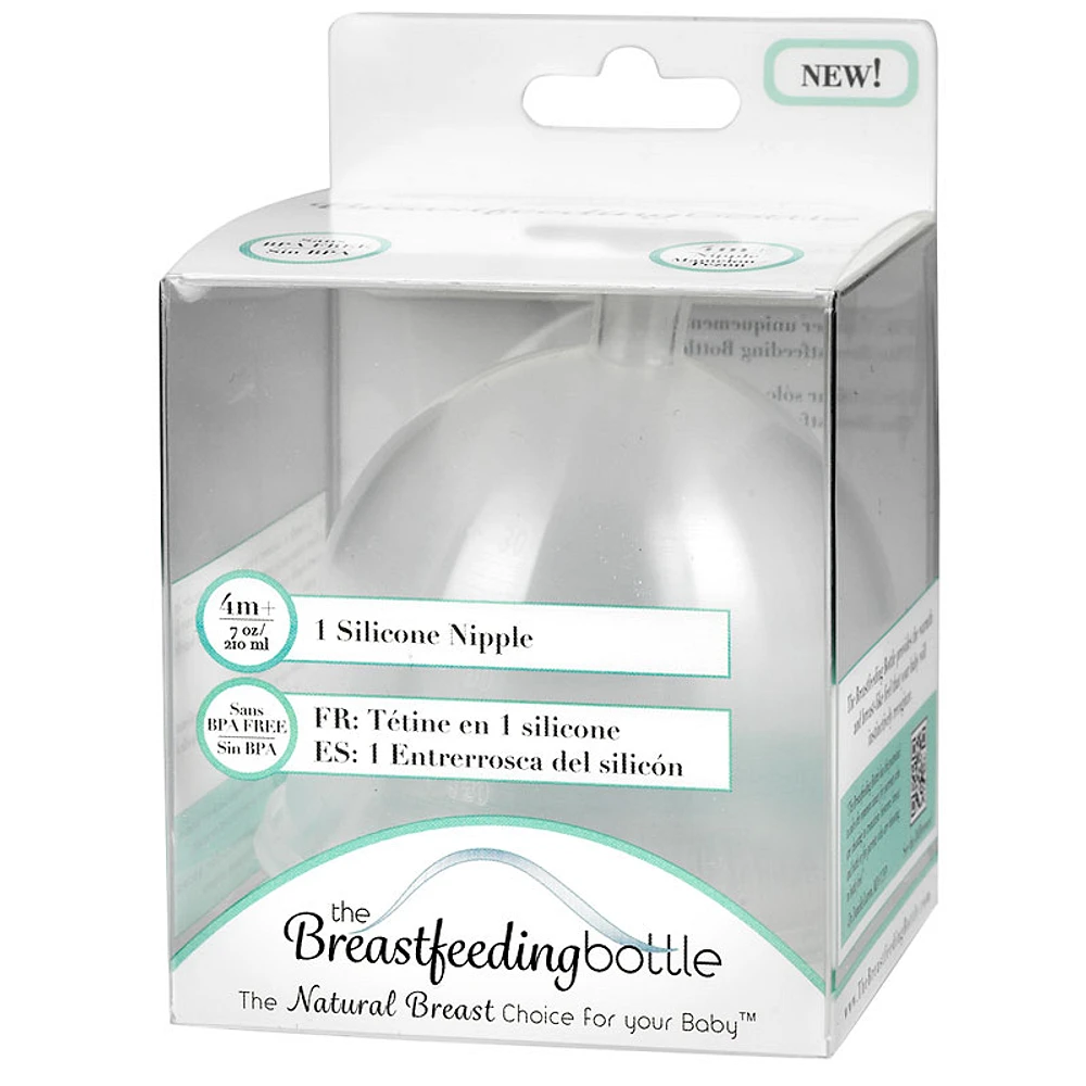 The Breastfeeding Bottle Replacement Nipple - 4+ Months - 7oz