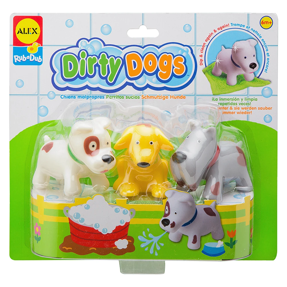 Alex Rub a Dub Bath Toys - Dirty Dogs