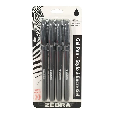 Zebra Rollerball Pen Set - 4 piece