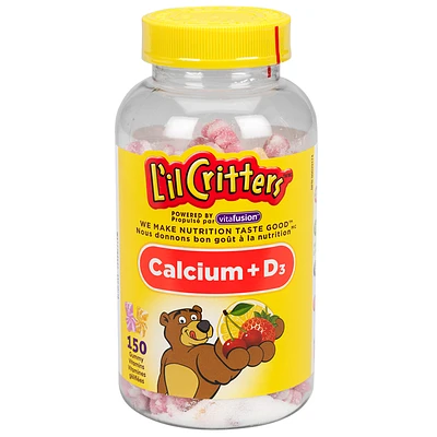 L'il Critters Calcium Gummy Bears with Vitamin D - 150s