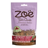 Zoe Tender Chunks Dog Treats - Bistra Beef and Gravy - 150g