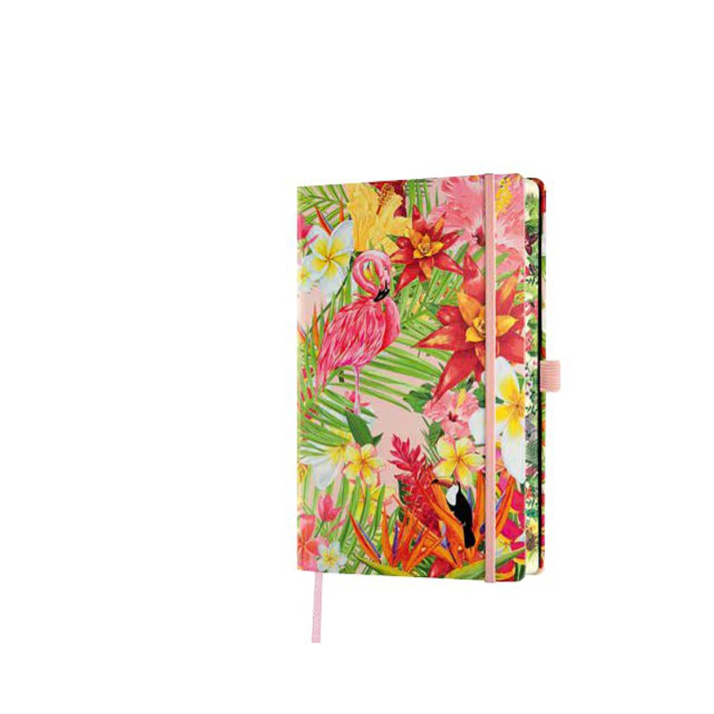 CASTELLI Eden Notebook - 13 x 21cm - Ruled - Flamingo