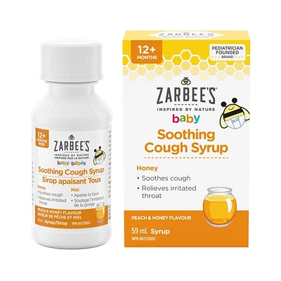 ZARBEES Baby Soothing Cough Syrup Honey - 59ml
