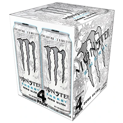 Monster Energy Drink - Ultra Zero - 4 x 473ml
